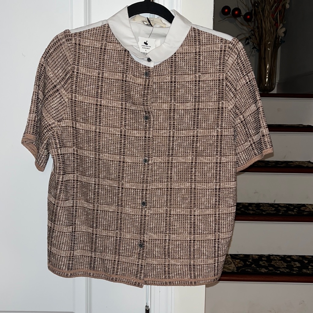 0’2nd Button Down Blouse